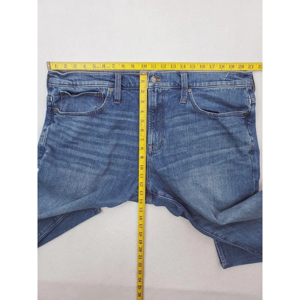 Madewell Jeans Mens 40x32* Blue Medium Wash Relaxed Taper Stretch Denim Pants